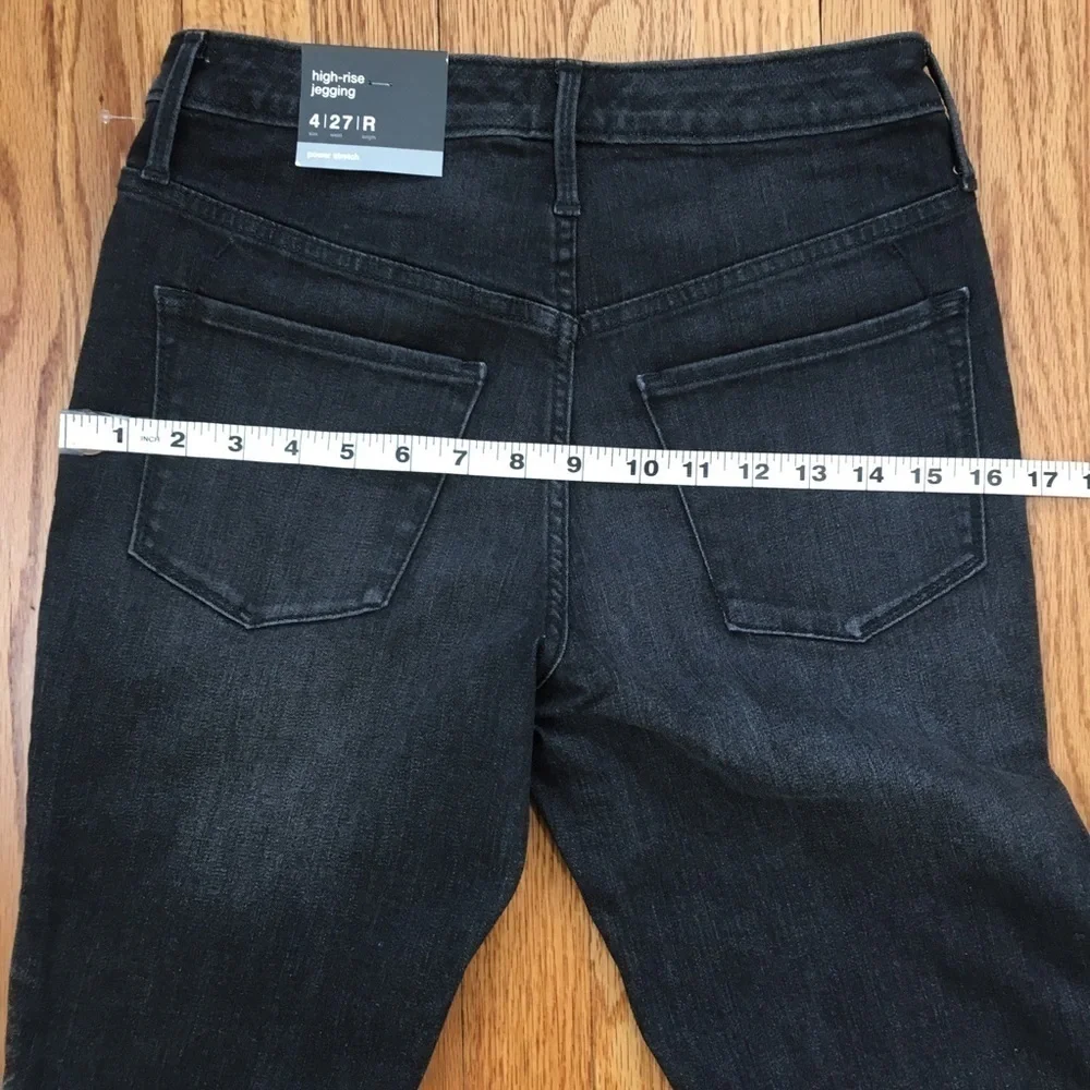 Wassino High Rise Jeggings Black Stretch Skinny Jeans